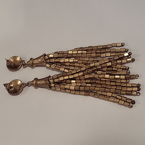 Brass‎ Bead Earrings - Picture 4 of 4